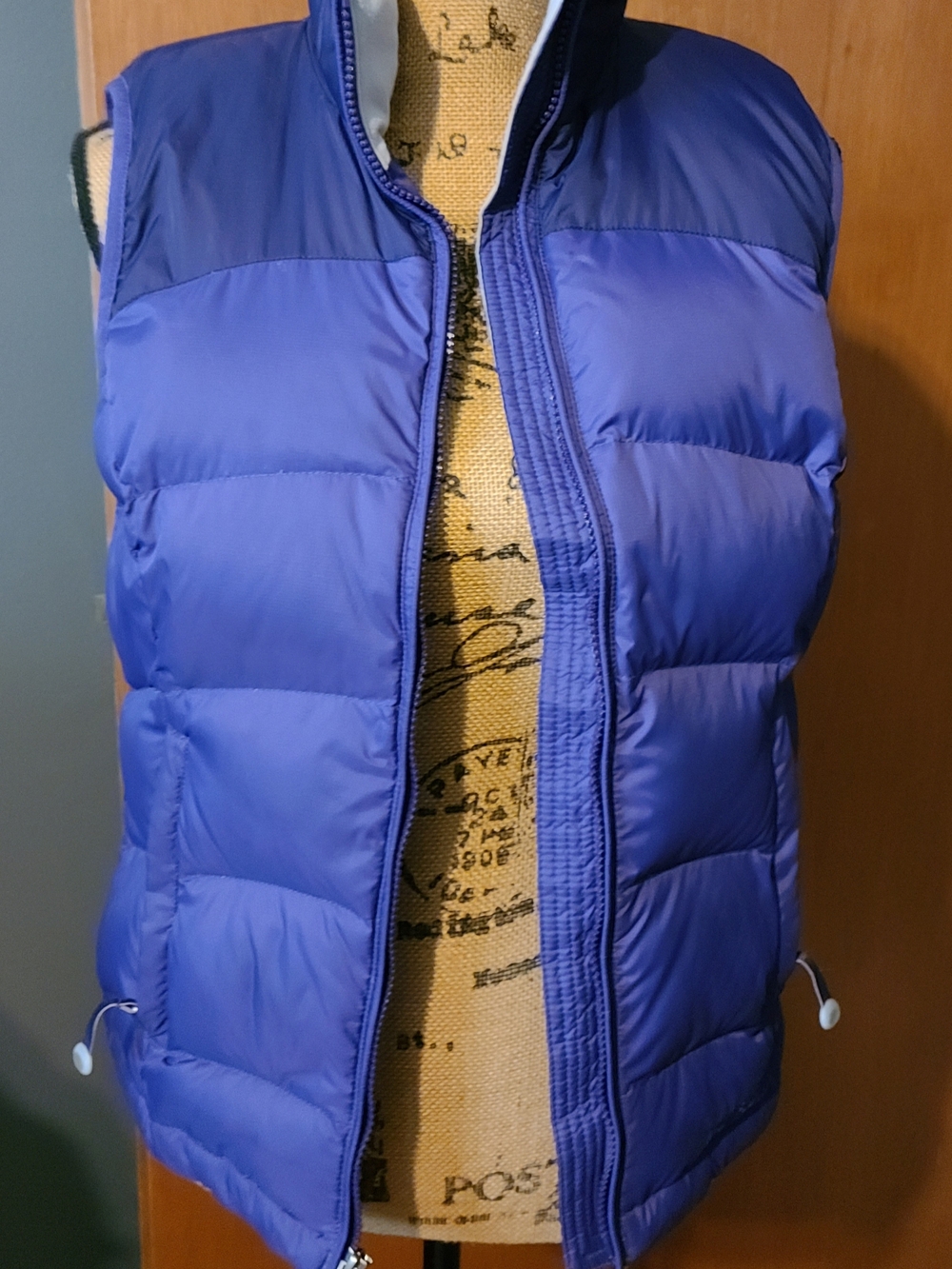 L.L. Bean Purple Quilted Puffer Vest